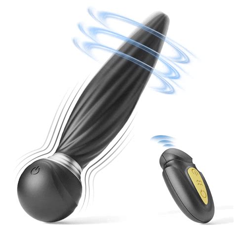 7 Vibrating And 7 Head Rotating Remote Prostate Anal Butt Plug