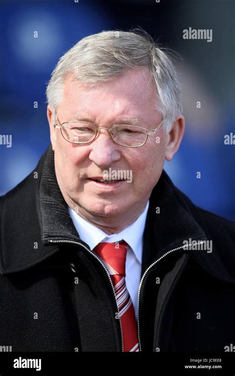 Sir Alex Ferguson Manchester United Fc Manager Ewood Park Blackburn