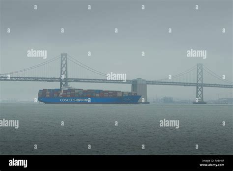 COSCO SHIPPING Container Ship, CSCL BOHAI SEA Departing Oakland And ...