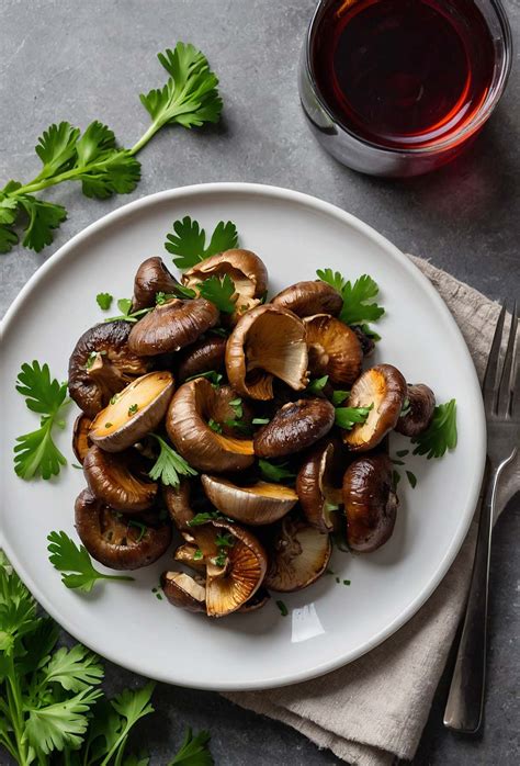 Air Fryer Garlic Mushrooms Prep To Plate In Minutes Kitgiz