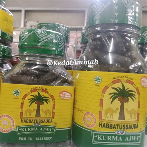 Jual Habbatussauda Cap Kurma Ajwa Shopee Indonesia