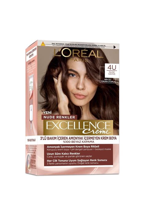 Excellence Loreal Paris Excellence Creme Nude Renkler Saç Boyası 4U