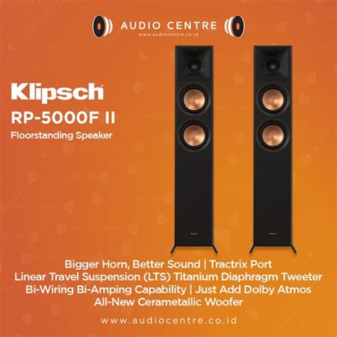 Jual Klipsch Rp 5000f Ii Rp 5000f Mkii Reference Floorstanding Speaker