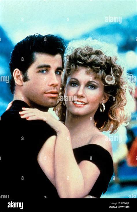 Grease From Left John Travolta Olivia Newton John 1978 ©paramount