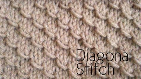 Diagonal Stitch Youtube