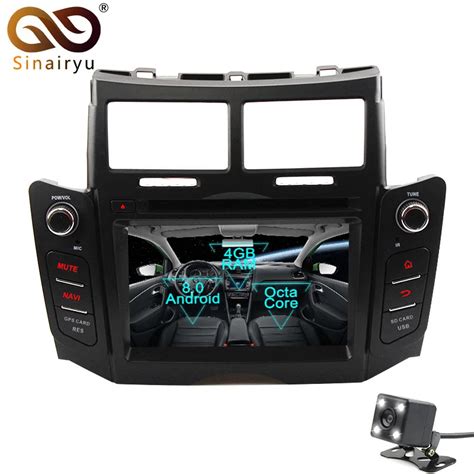 Sinairyu Din Android Octa Core Car Dvd Player For Toyota Yaris