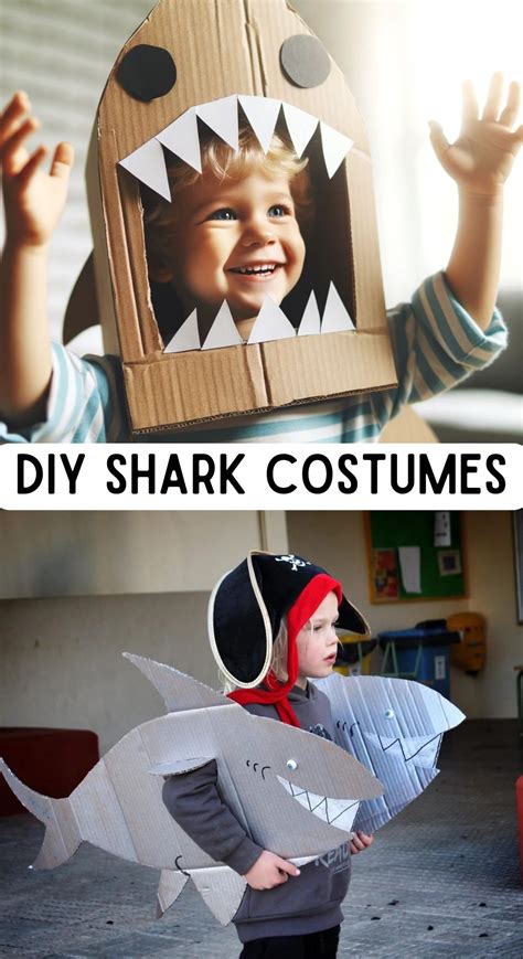 DIY Shark Costume in 2024 | Diy shark costume, Shark costumes, Diy ...