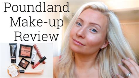 MAKEUP FOR 1 POUNDLAND MAKE UP REVIEW TUTORIAL YouTube