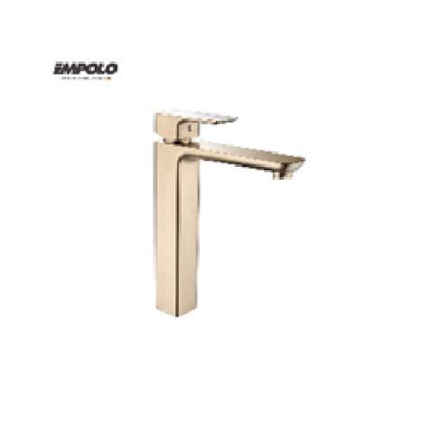 Single Lever High Basin Mixer Bursh Gold Gateway Stream Online