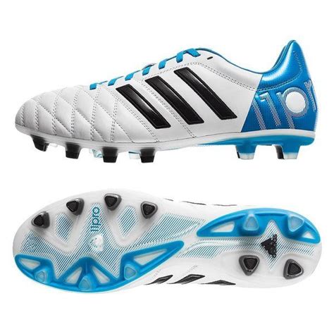 Adidas Adipure Pro Fg White Black Blue