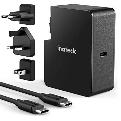 Inateck 60W USB C Ladegerät mit 2 m USB C Kabel Power Delivery Type C