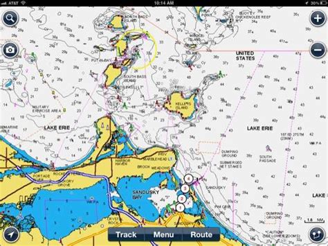 Navionics Marine And Lakes For Ios Review Gps Tracklog