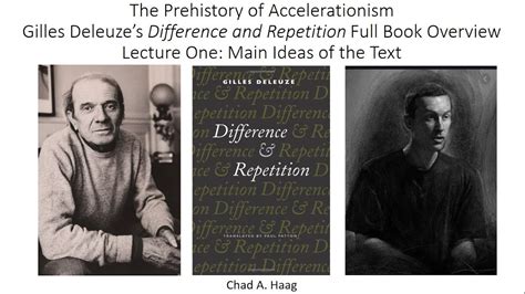 The Prehistory Of Accelerationism Gilles Deleuze Difference And