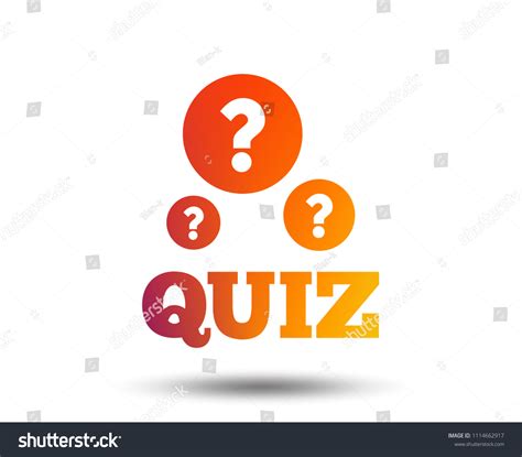 Quiz With Question Marks Sign Icon Questions Royalty Free Stock