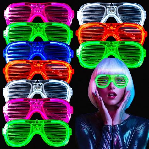 Gafas Luminosas Led Para Ni Os Y Adultos Lentes De Ne N Que Brillan En