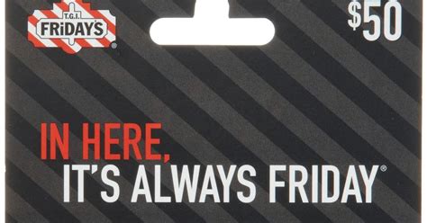 Sasaki Time Giveaway 50 T Card For Tgi Fridays