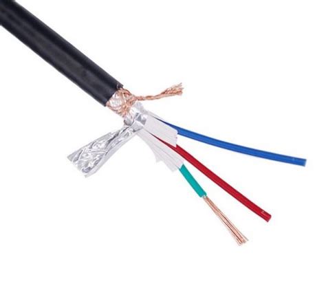 Pvc Insulation Rvvp Fireproof Shielded Control Cable Multi Strand