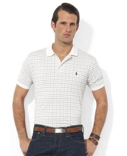 Polo Ralph Lauren Shirt Classic Fit Short Sleeve Tattersall Polo Shirt