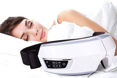 RTUIOP Lunettes de Massage électrique Masque de Massage des Yeux avec