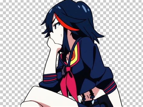 Mako Mankanshoku Ryuko Matoi Anime Png Anime Anywhere Art Black Hair Blog Anime Silk