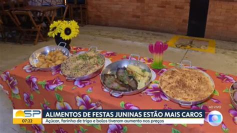 Vídeo Alimentos de festas juninas estão mais caros Bom dia SP G1