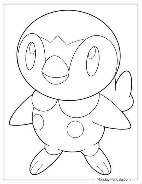 Coloring Pages Of Pokemon Piplup