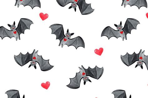 Watercolor Halloween Bats Print Graphic by DreamLoudArt · Creative Fabrica