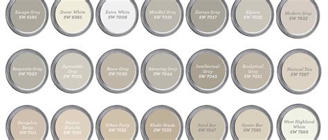 Sherwin Williams Mindful Gray Color Palette Color Inspiration