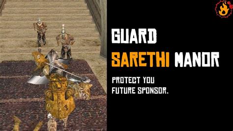 Guard Sarethi Manor House Redoran Walkthrough Tes Iii Morrowind