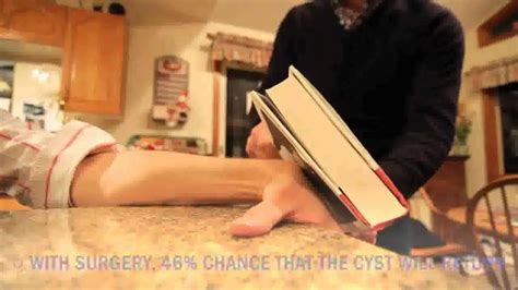 Ganglion Cyst Book Smash Draining At Home 2014 Youtube