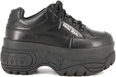 Naked Wolfe NWSSPORTY BLK Chaussures Femme Noir Amazon Fr Chaussures Et Sacs