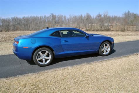 2010 Chevrolet Camaro 2lt Coupe Rare Aqua Blue Metallic