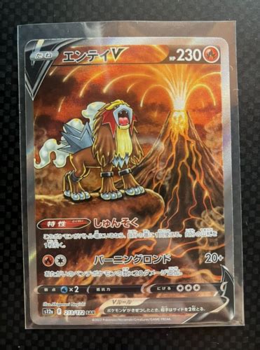 Entei V Sar 213 172 S12a Pokémon Japanese Vstar Universe Nm Us Seller Ebay