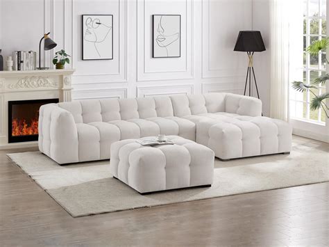 Ecksofa Ecke Rechts Stoff Beige Dilome Von Pascal Morabito