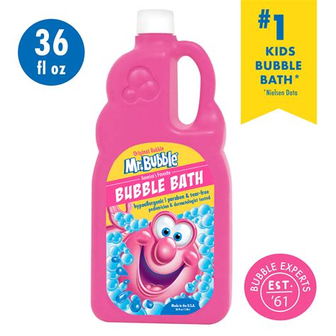 Mr Bubble Original Bubble Bath Classic Bubble Gum Scent 36 Oz