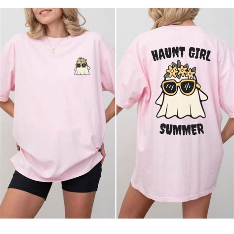 Summerween Tshirt Spooky Summer Vibes Hot Ghoul Summer Shirt Vacation Shirt Cute Ghost Lover