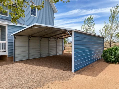 Horizontal Roof Carport 1 - S&S Wolf Sheds