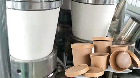 Kraft Paper Bowl Production Line Food Container Making Machine In