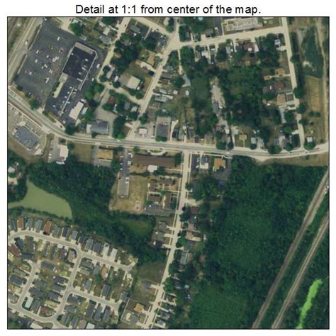 Aerial Photography Map of Rockwood, MI Michigan