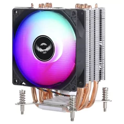 Ventilador De Disipador De Calor Cpu Cooler Para Lga Rgb Cuotas