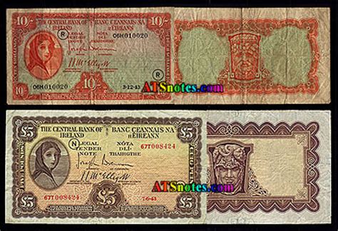 Ireland Republic banknotes - Ireland paper money catalog and Irish ...