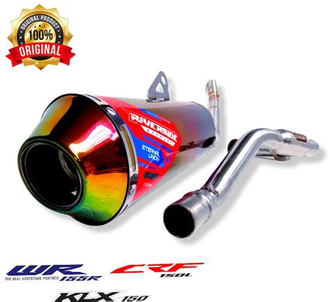 Knalpot Original Crf Klx Dtracker Wr155 ORIGINAL RIVERSIDE EXHAUST TIPE