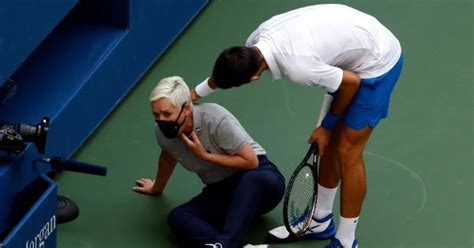 World No 1 Novak Djokovic Disqualified From Us Open For Hitting