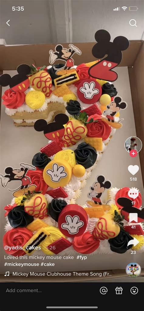 Pin By Laura Shell On Bettys Bday In 2024 Mickey Mouse Birthday Cake