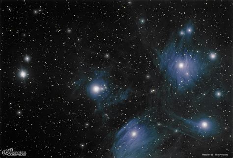 Messier The Pleiades Star Cluster Cosgrove S Cosmos