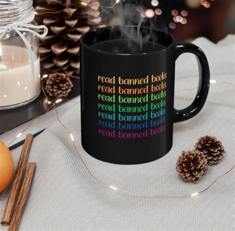 Book Club Coffee Mug Mug Read Banned Books Book Club Coffee Cup Banned