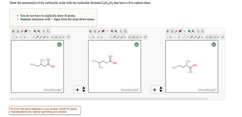 Solved Draw The Structure S Of The Carboxylic Acids With Chegg