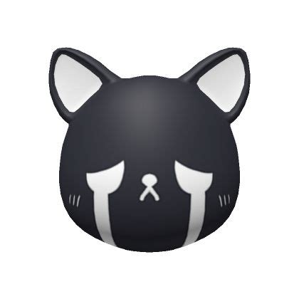 Dark Cat Mask Roblox ขาวดำ ธงชาต หนากาก