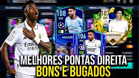 TOP 10 MELHORES PONTAS DIREITA DO FIFA MOBILE 23 BONS E BARATOS