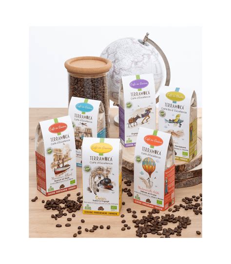 Terramoka Coffret D Couverte X Tuis De Caf S Bio En Grains G